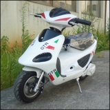 CE Approved White Mini Gasoline 49cc Scooter Mini Moto for Children